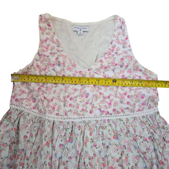 LoveShack Fancy Target Camille Tiered Ruffle Boho Midi Dress Small - Picture 3 of 9